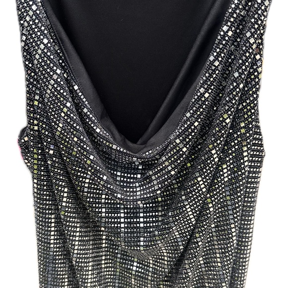 Eloquii Tops - Black and Silver Sequin Eloquii Top